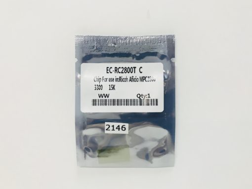 Chip Toner Azul para uso en Ricoh MPC 2800/4000/5000